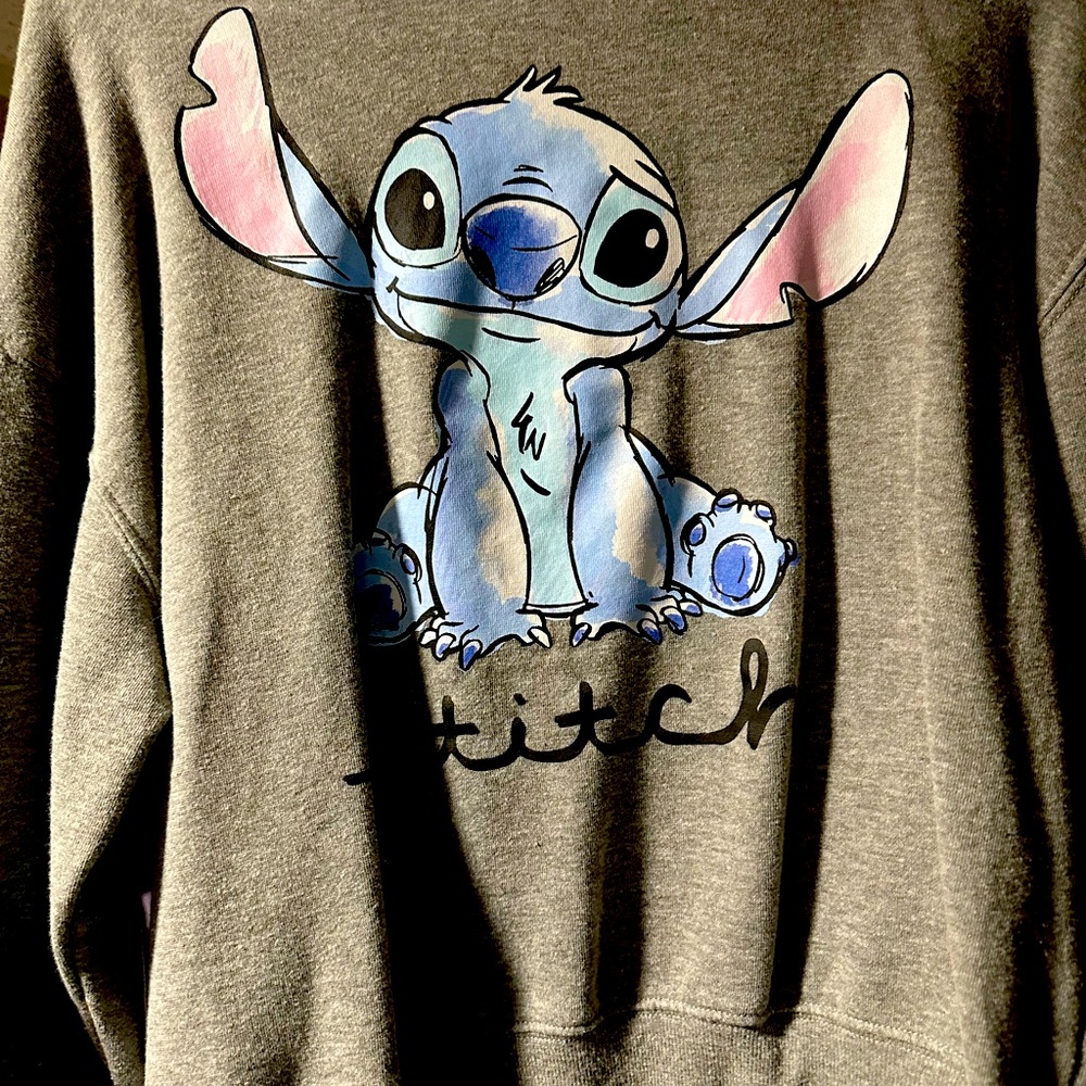 Disney stitch sweatshirt-grey